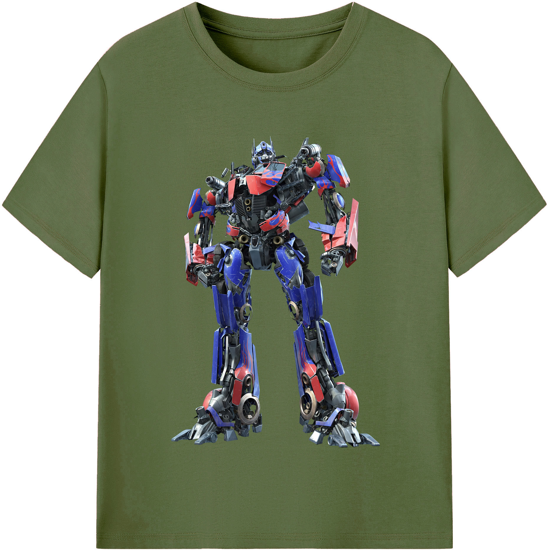 （画像用） Transformers トランスフォーマー 綿100％半袖Tシャツ（フロントプリント）